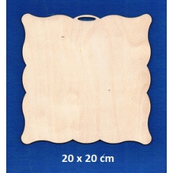 SKLEJKA #3mm Baza 20x20cm , tabliczka 20x20, obrazek 20x20 / ozdoba falka / XIV505